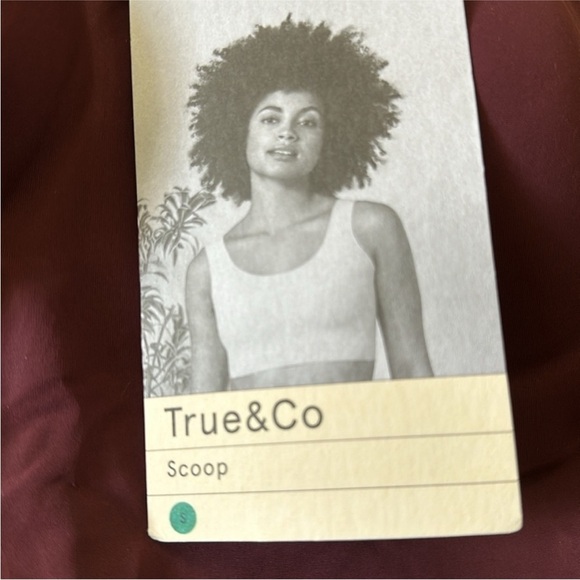 NWT True Everybody Scoop Neck Bra Plum - Picture 2 of 4